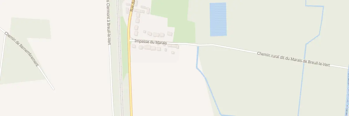 Plan du 110 Imp du Marais à Breuil-le-Vert
