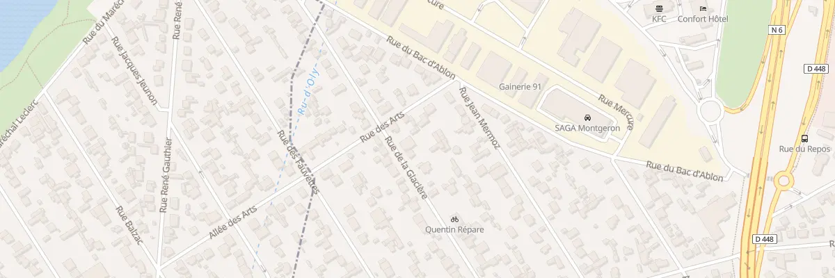 Plan du 17 Rue de la Glacière à Montgeron