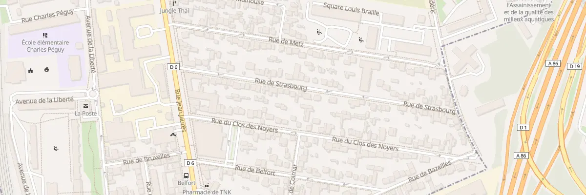 Plan du 34 Rue de Strasbourg à Maisons-Alfort