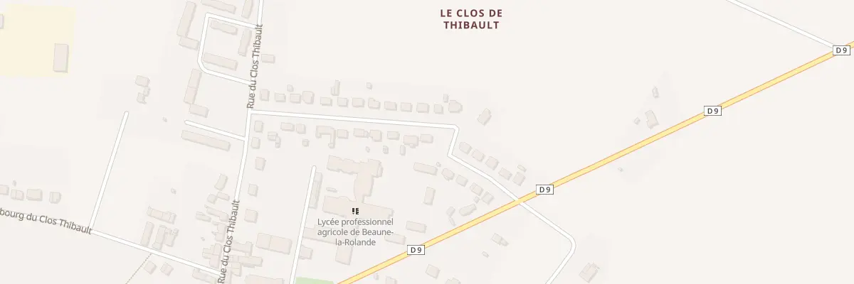 Plan du 5663 Rue du Docteur Rousse à Beaune-la-Rolande