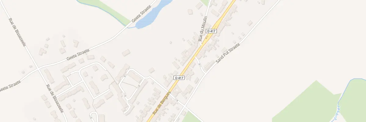 Plan du 111 Rue de Bergues à Esquelbecq