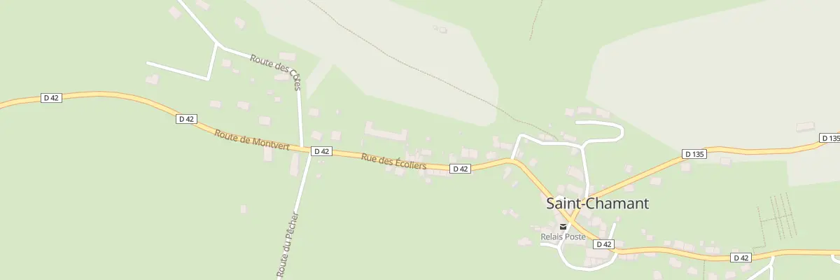 Plan du 5065 Le Bourg à Saint-Chamant