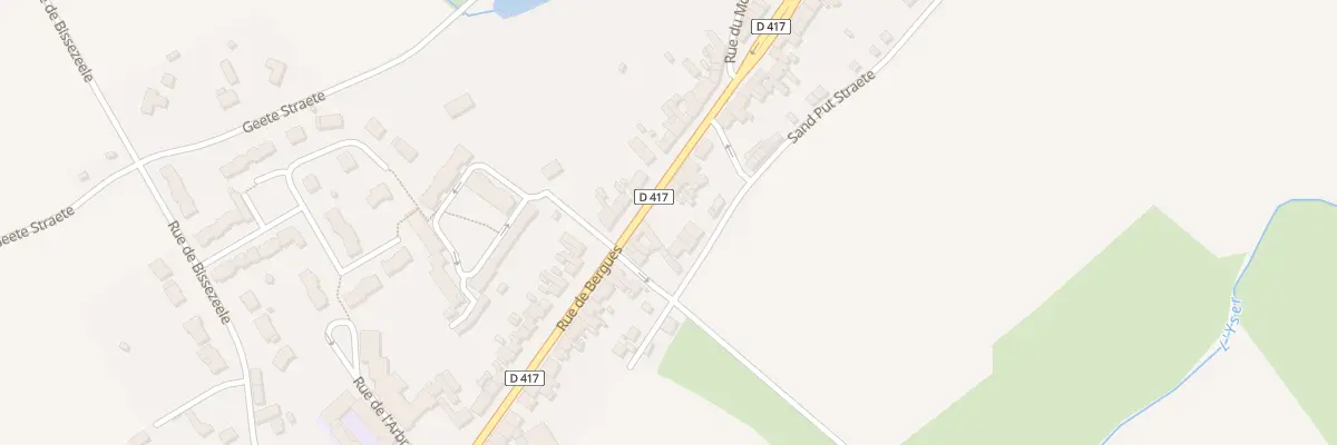 Plan du 134 Rue de Bergues à Esquelbecq