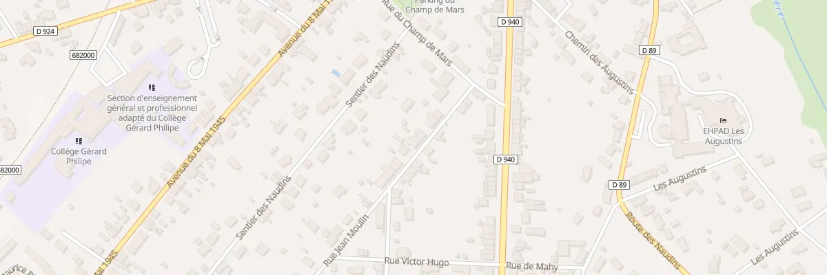 Plan du 8 Rue Jean Moulin à Aubigny-sur-Nère