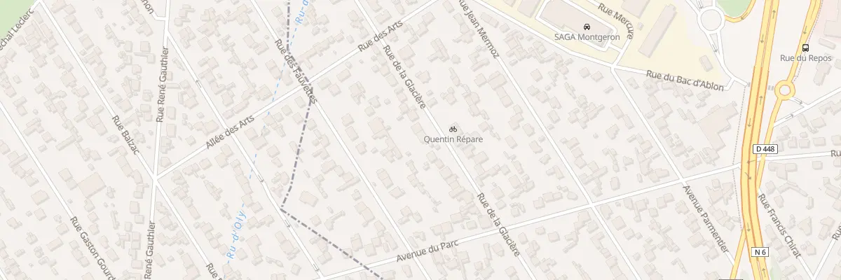 Plan du 50 Rue de la Glacière à Montgeron