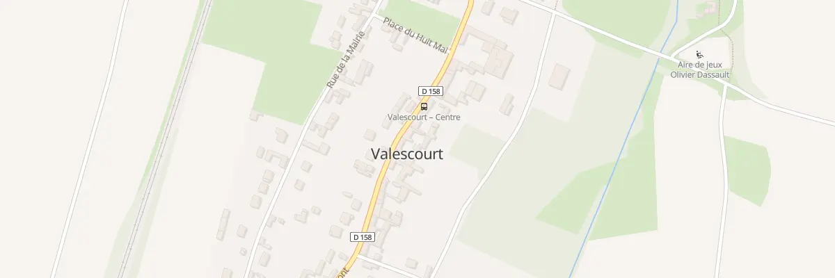 Plan du 9 Rue de Clermont à Valescourt