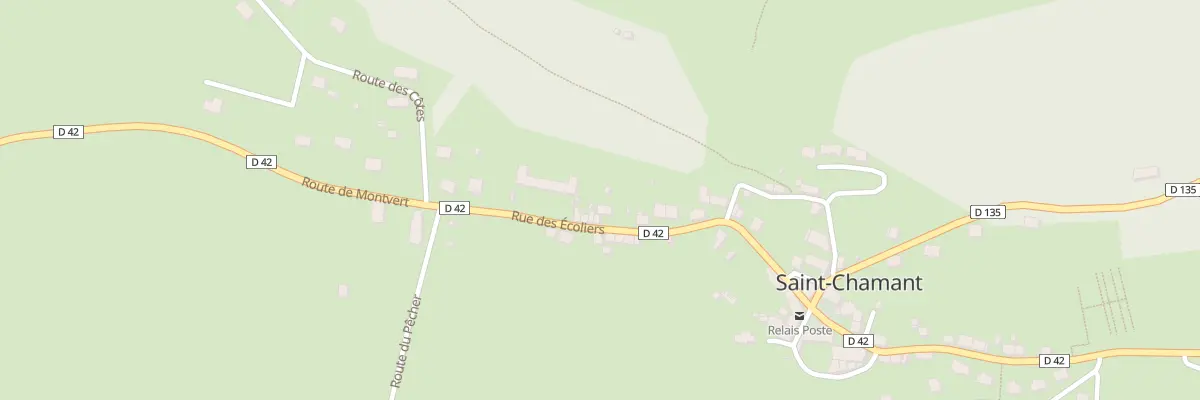 Plan du 5066 Le Bourg à Saint-Chamant