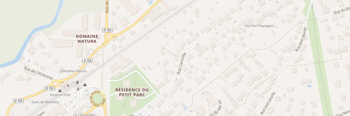 Plan du 21 Rue Canoville à Mennecy