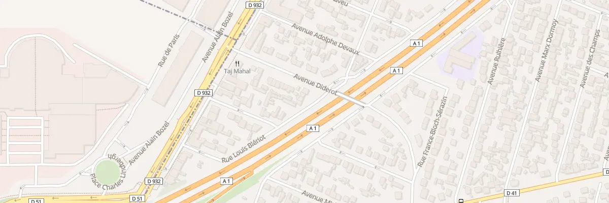 Plan du 11 Rue Louis Bleriot au Blanc-Mesnil