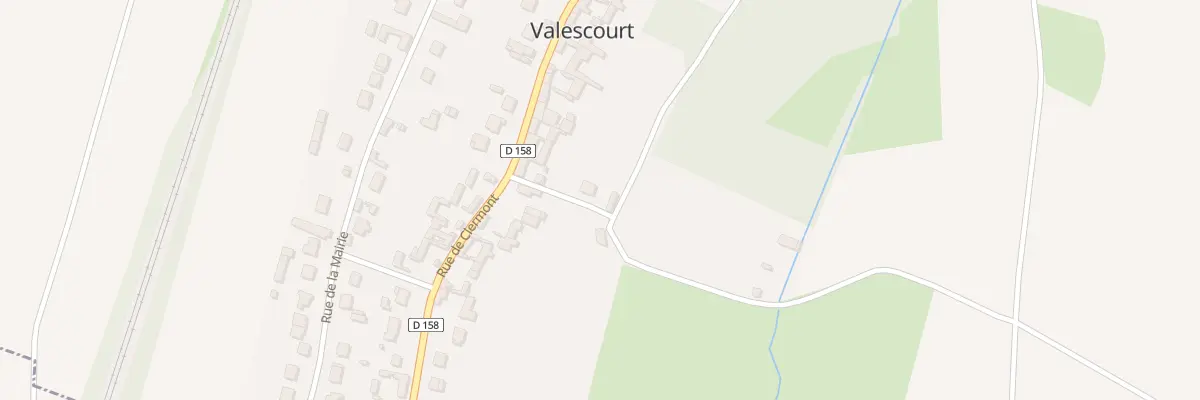 Plan du 1 Che du Moulin à Valescourt
