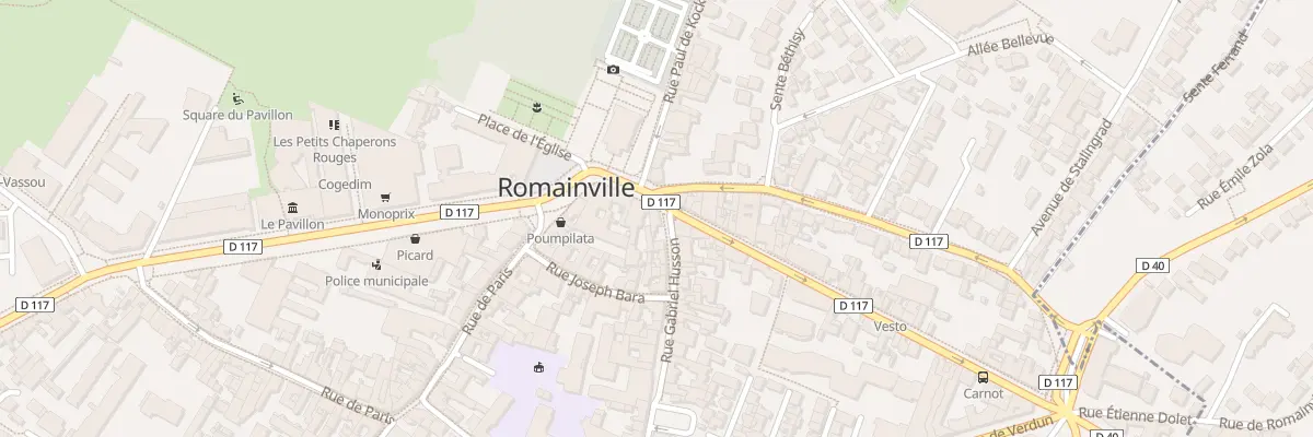 Plan du 12 Rue Carnot à Romainville