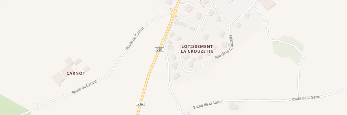 Plan du 5618 Lot Communal La Crouzette à Moyrazès