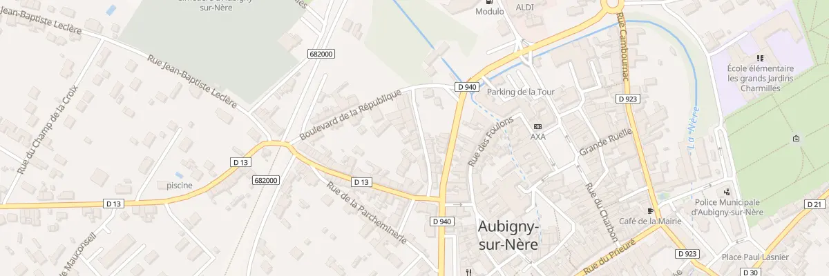 Plan du 5 Rue de la Fausse Rivière à Aubigny-sur-Nère