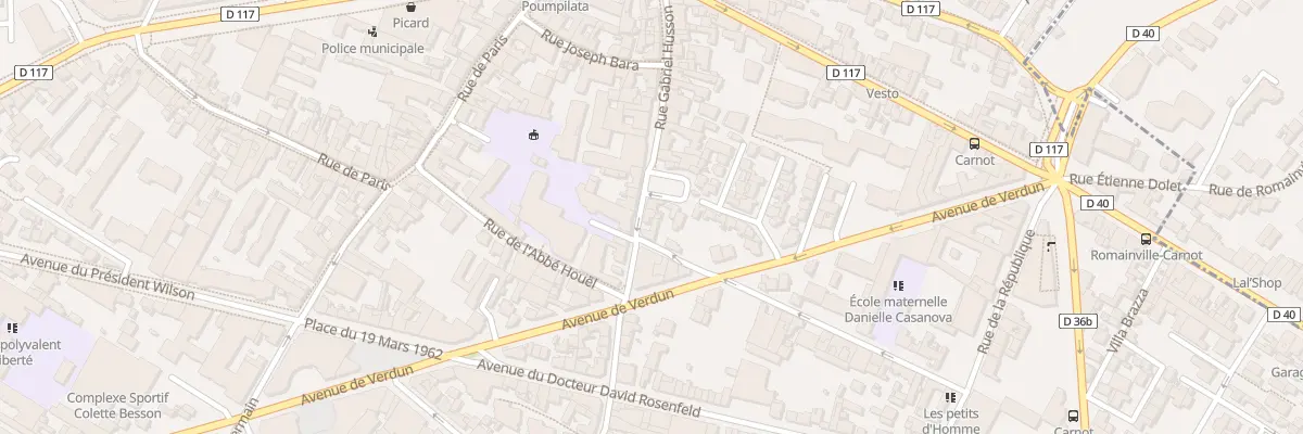 Plan du 39 Rue Gabriel Husson à Romainville