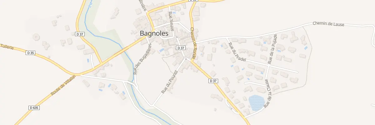 Plan du 59 Le Village à Bagnoles