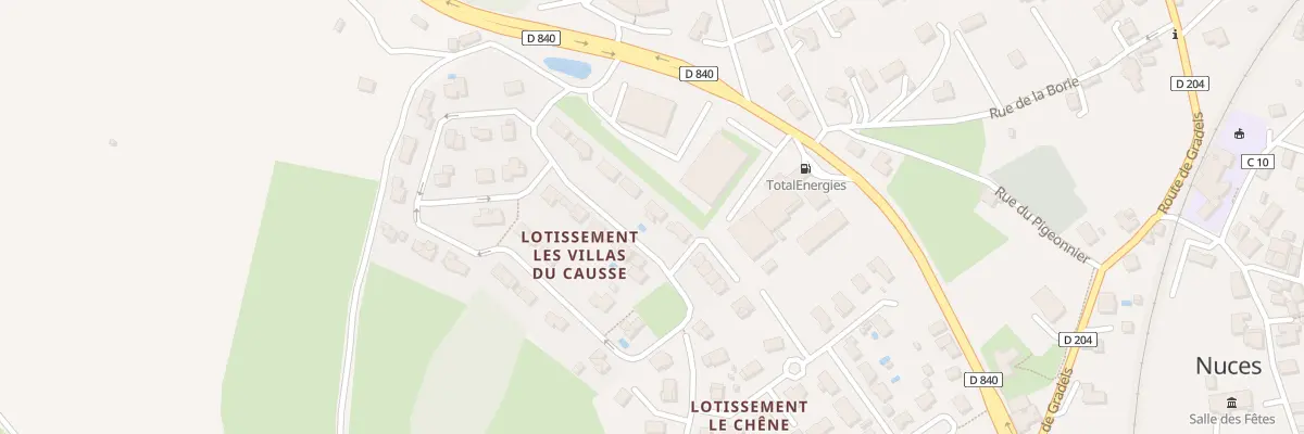 Plan du 5911 Nuces à Valady