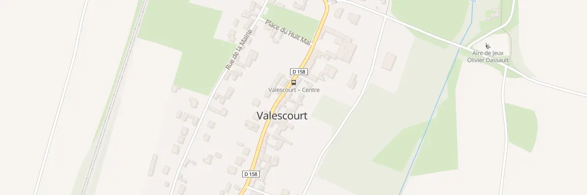 Plan du 7 Rue de Clermont à Valescourt