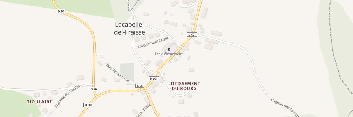 Plan du 21 Rue des Frênes à Lacapelle-del-Fraisse