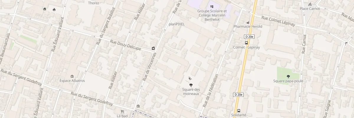 Plan du 47 Rue de Vincennes à Montreuil