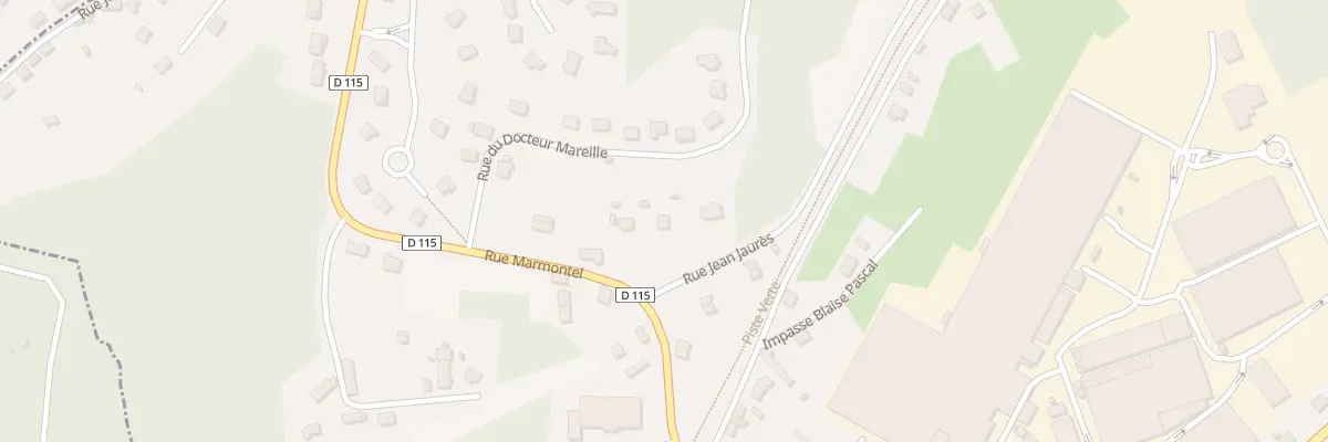 Plan du 1 Rue Jean Jaurès à Ydes