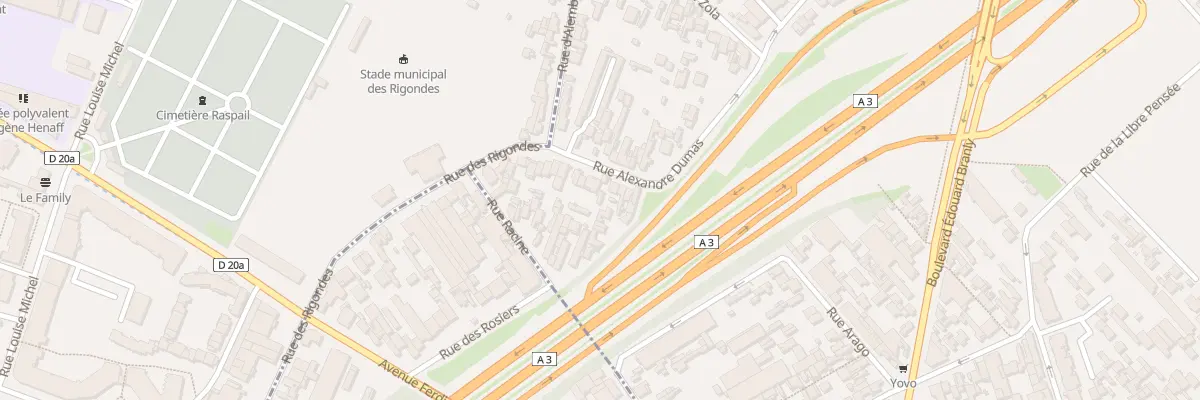 Plan du 113 Rue Alexandre Dumas à Romainville