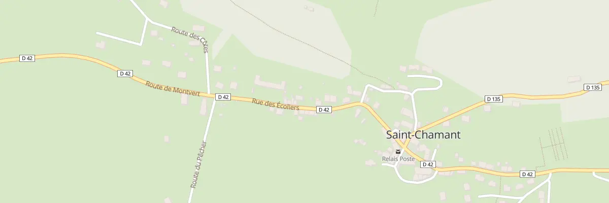 Plan du 5067 Le Bourg à Saint-Chamant