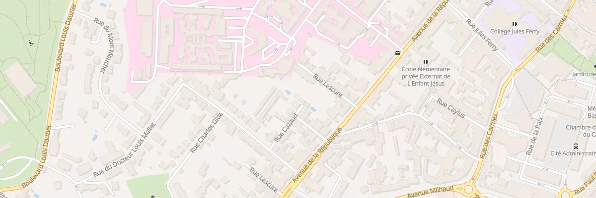 Plan du 2B Rue Cazaud à Aurillac