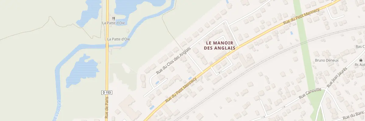 Plan du 5 Rue du Clos des Anglais à Mennecy
