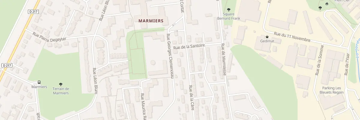 Plan du 14 Rue de la Cère à Aurillac