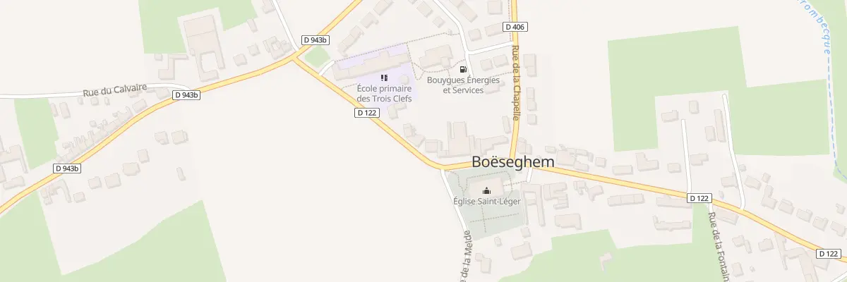 Plan du 13 Rue de la Mairie à Boëseghem