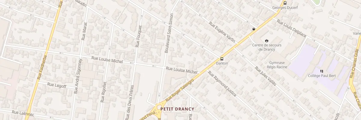 Plan du 12 Rue Louise Michel à Drancy
