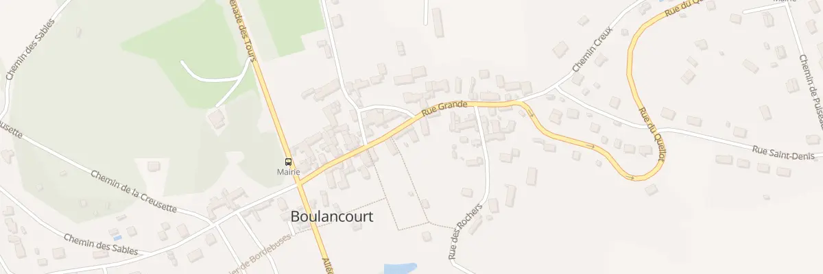 Plan du 44 Rue Grande à Boulancourt