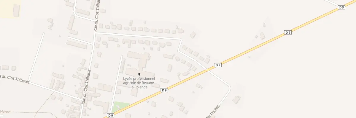 Plan du 22 Rue du Docteur Rousse à Beaune-la-Rolande