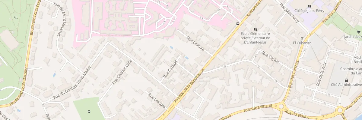 Plan du 3 Rue Cazaud à Aurillac