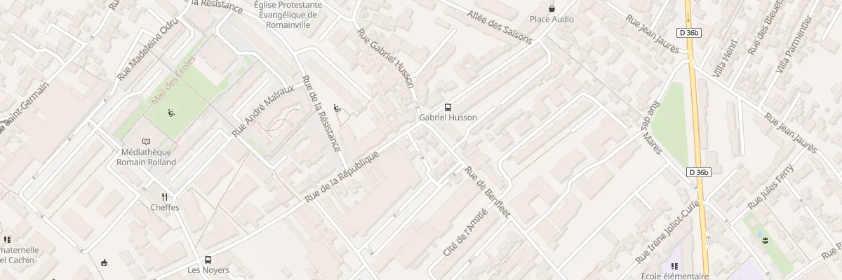 Plan du 91 Rue de la République à Romainville
