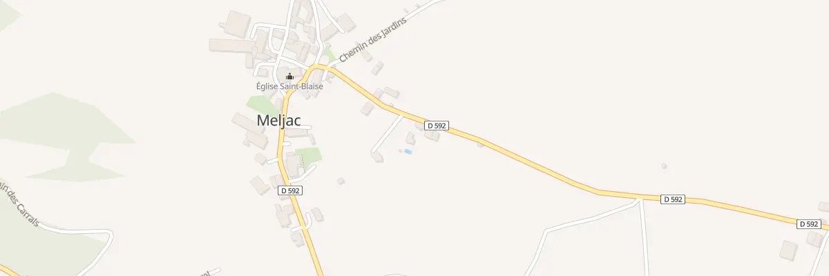 Plan du 5011 Meljac à Meljac