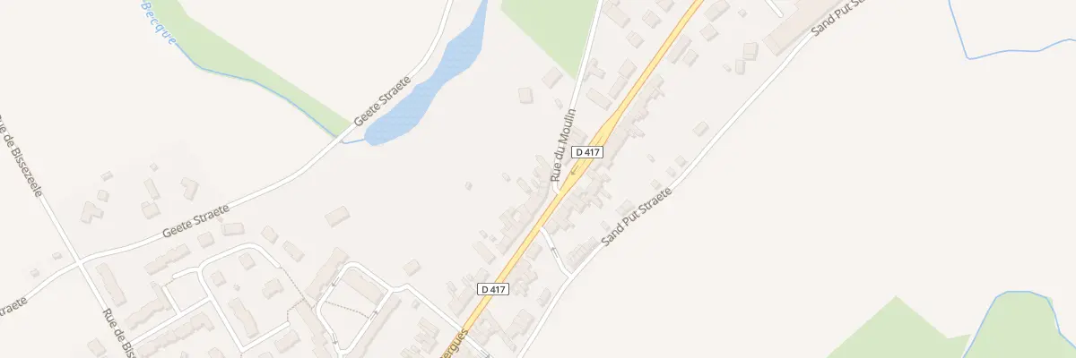 Plan du 123 Rue de Bergues à Esquelbecq