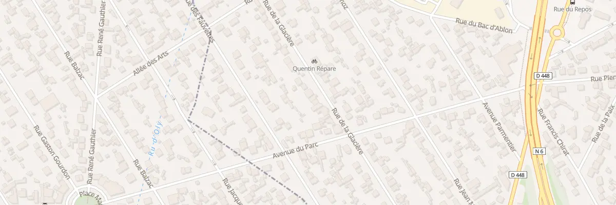 Plan du 60 Rue de la Glacière à Montgeron