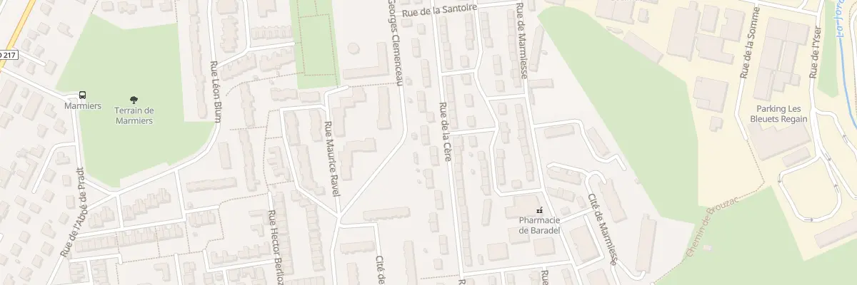 Plan du 32 Rue de la Cère à Aurillac