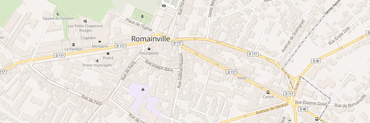 Plan du 7 Rue Gabriel Husson à Romainville