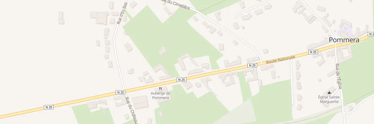 Plan du 28 Rte Nationale à Pommera