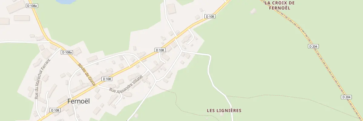 Plan du 5003 La Cote à Fernoël