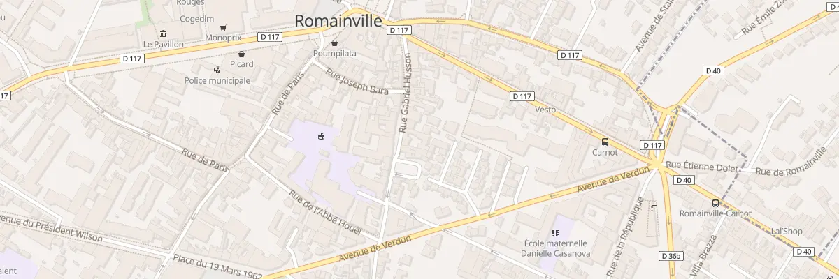 Plan du 29 Rue Gabriel Husson à Romainville