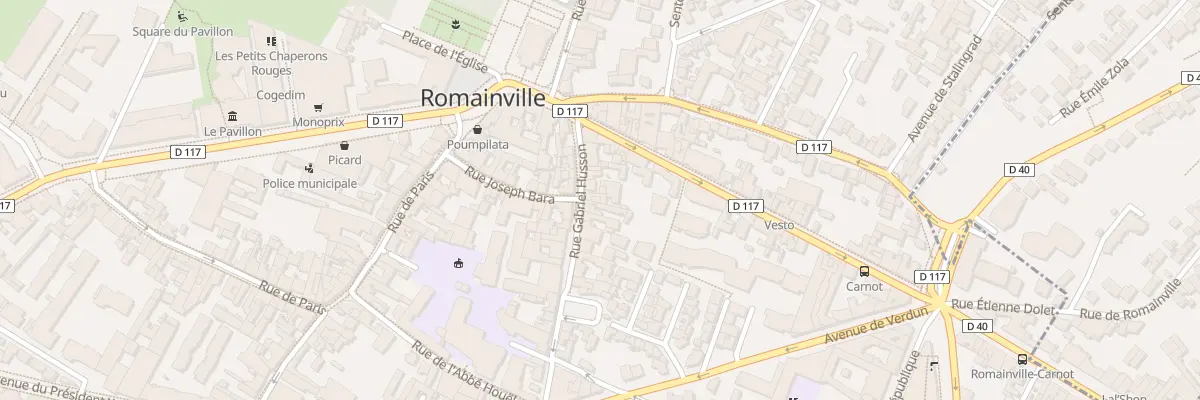 Plan du 15 Rue Gabriel Husson à Romainville