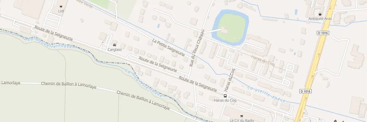 Plan du 37 Rue du Vieux Château à Lamorlaye