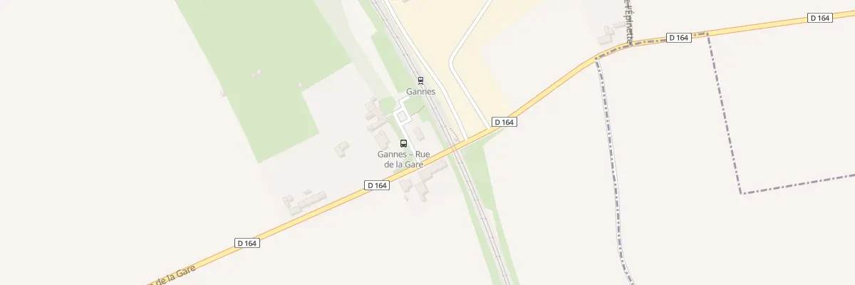 Plan du 19 Rue de la Gare à Gannes