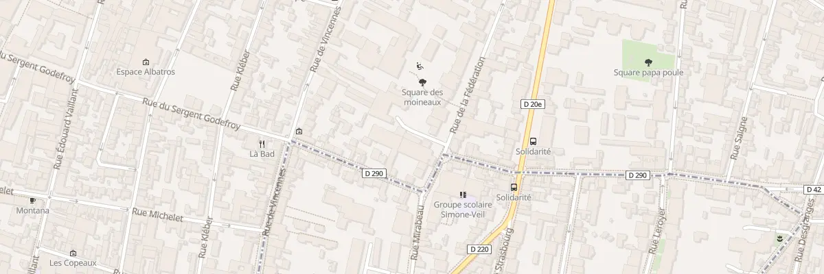 Plan du 88 Rue de la Fédération à Montreuil