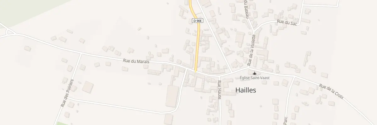 Plan du 1 Rue des Acacias à Hailles