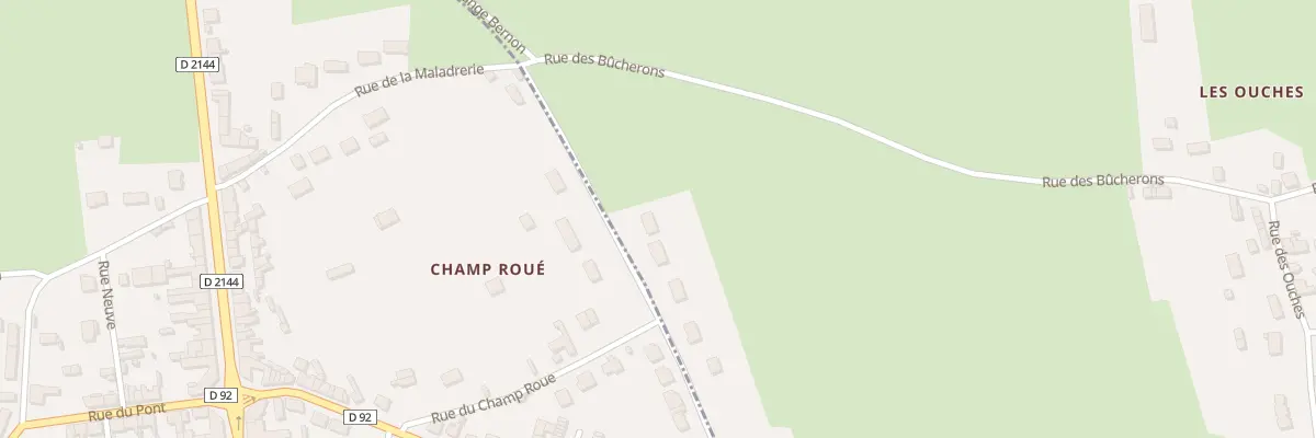 Plan du 30 Rue Laurent Bilbeau à La Celle