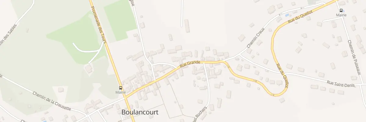 Plan du 47 Rue Grande à Boulancourt